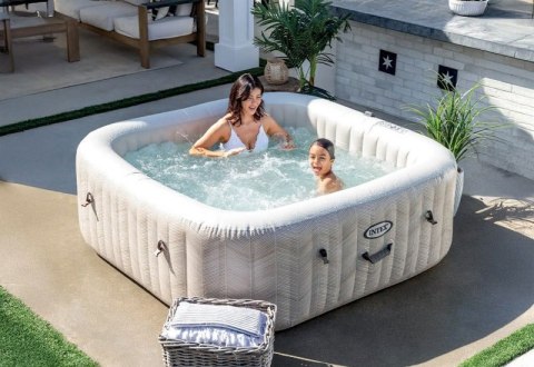 Nadmuchiwane SPA kwadratowe basen z hydromasażem 4 os. 175x71 cm akcesoria premium INTEX 28446 Nadmuchiwane SPA kwadratowe basen z hydromasażem 4 os. 175x71 cm akcesoria premium INTEX 28446