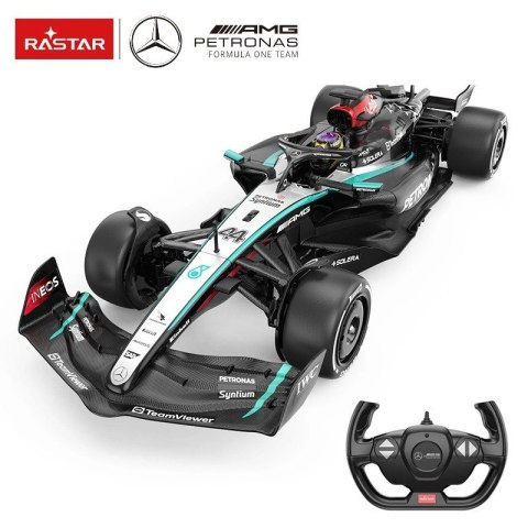 Samochód zdalnie sterowany Mercedes AMG F1 W15 E R/C skala 1:12 Rastar 10250 Samochód zdalnie sterowany Mercedes AMG F1 W15 E R/C skala 1:12 Rastar 10250