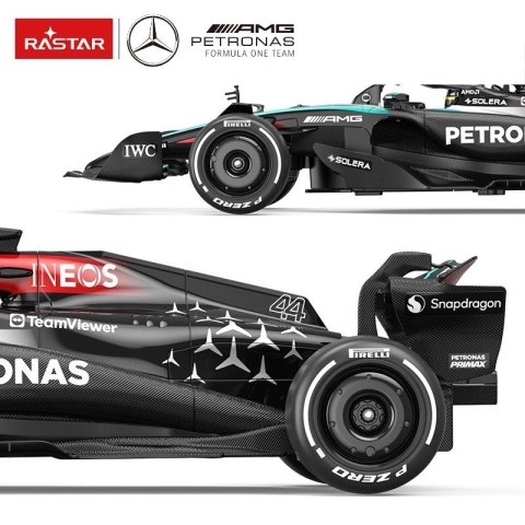 Samochód zdalnie sterowany Mercedes AMG F1 W15 E R/C skala 1:12 Rastar 10250 Samochód zdalnie sterowany Mercedes AMG F1 W15 E R/C skala 1:12 Rastar 10250
