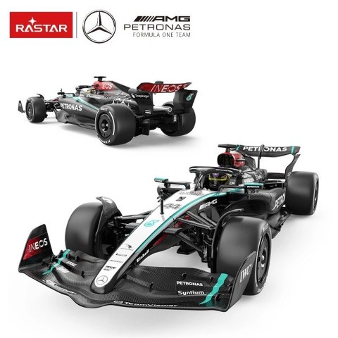 Samochód zdalnie sterowany Mercedes AMG F1 W15 E R/C skala 1:12 Rastar 10250 Samochód zdalnie sterowany Mercedes AMG F1 W15 E R/C skala 1:12 Rastar 10250