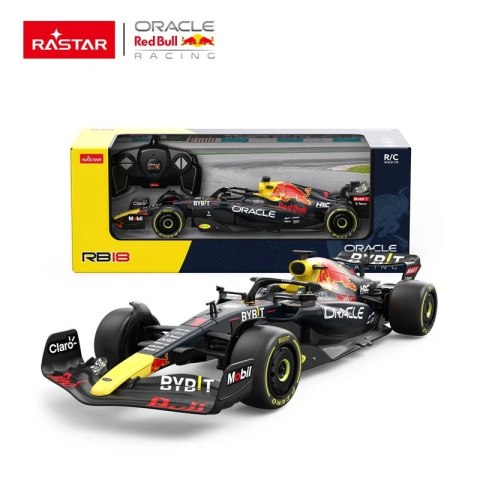 Samochód zdalnie sterowany Oracle Red Bull Racing RB18 R/C 1:18 Rastar 94800 Samochód zdalnie sterowany Oracle Red Bull Racing RB18 R/C 1:18 Rastar 94800