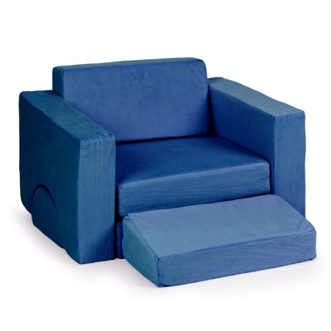 Fotel modułowy dla dzieci DIY 8 miękkich poduch składany - niebieski ECOTOYS Fotel modułowy dla dzieci DIY 8 miękkich poduch składany - niebieski ECOTOYS