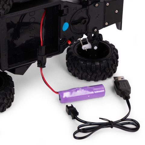 Samochód zdalnie sterowany terenowy auto RC skala 1:18 napęd na tył akumulator 3.7V 500mAh Samochód zdalnie sterowany terenowy auto RC skala 1:18 napęd na tył akumulator 3.7V 500mAh