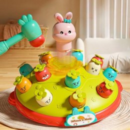 WOOPIE BABY Interaktywna Gra Zręcznościowa Wbij Marchewke Edukacyjna Uderz Młotkiem w Kreta