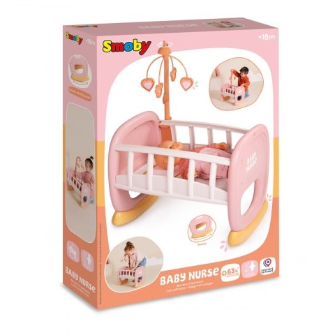 SMOBY Baby Nurse Kołyska z karuzelką