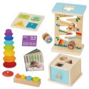 WOOPIE GREEN Pudełko Box 6w1 13-15m Montessori Edukacyjne Sensoryczne FSC