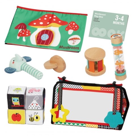 WOOPIE GREEN Pudełko XXL Montessori Sensoryka i Edukacja 6w1 FSC