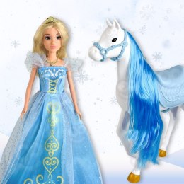 WOOPIE ROYAL Lalka Lodowa Księżniczka Lily i Magiczny Duży Powóz Karoca Akcesoria