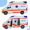 WOOPIE Pogotowie Karetka Ambulans Nosze w Zestawie + Sygnały Dźwiękowe I Świetlne