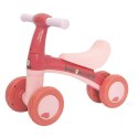 WOOPIE Rowerek Biegowy Różowy Jeździk Czterokołowy