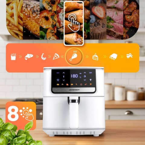Frytkownica beztłuszczowa Air fryer Berdsen BD-662 biała