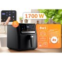 Frytkownica beztłuszczowa Air fryer Berdsen BD-662 czarna