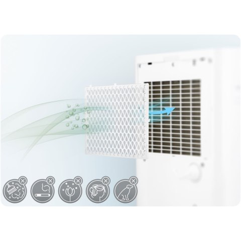 Osuszacz powietrza kompresorowy - pochłaniacz wilgoci Berdsen BD-534 biały