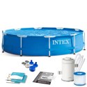 Basen ogrodowy stelażowy 305 x 76 cm 9w1 INTEX 28202