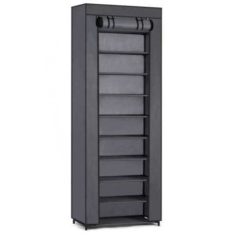 Szafka tekstylna na buty Massido - grafitowa