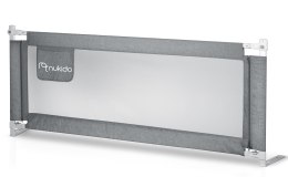 Barierka ochronna do łóżka zabezpieczająca bramka blokada 180 cm Nukido NK-227 szara