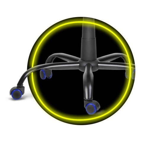 Fotel biurowy dla gracza Sofotel Cerber czarno-niebieski