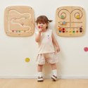 VIGA Drewniana Tablica Manipulacyjna Sensoryczna Labirynt Dotknij i Dopasuj
