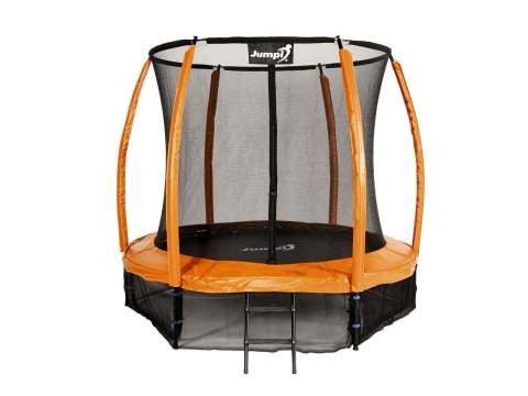 Trampolina Ogrodowa Jumpi 252cm/8FT Maxy Comfort Plus Pomarańczowa Trampolina Ogrodowa Jumpi 252cm/8FT Maxy Comfort Plus Pomarańczowa