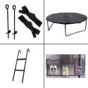 Trampolina Ogrodowa Jumpi 487cm/16FT Maxy Comfort Plus Fioletowa