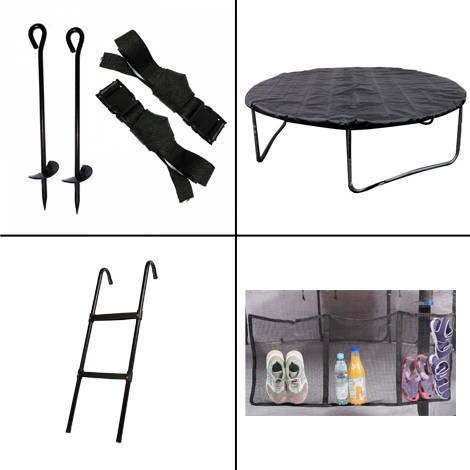 Trampolina Ogrodowa Jumpi 487cm/16FT Maxy Comfort Plus Fioletowa Trampolina Ogrodowa Jumpi 487cm/16FT Maxy Comfort Plus Fioletowa